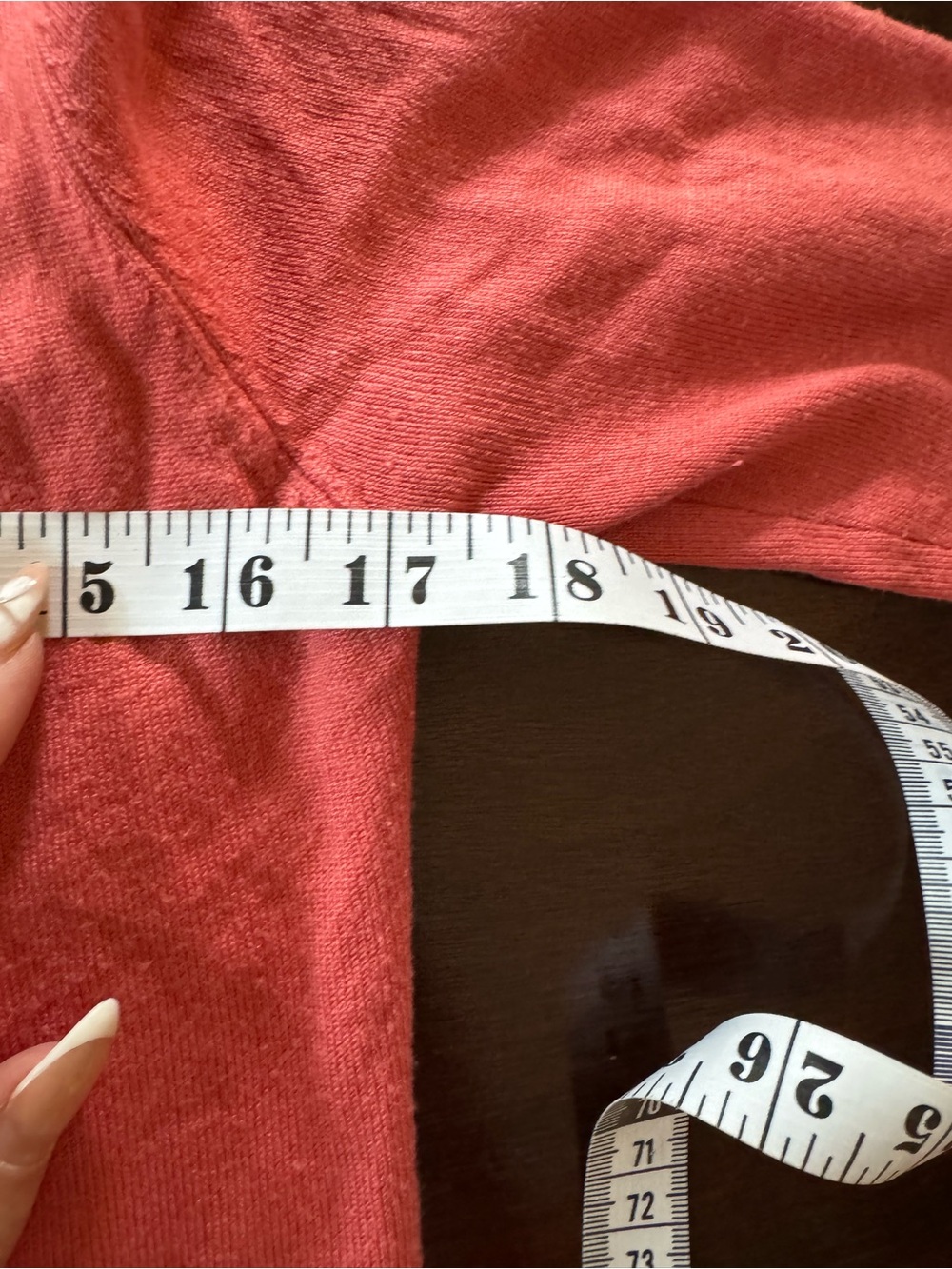Everyday Open-Front Cardigan in Rust - Picture 5 of 6